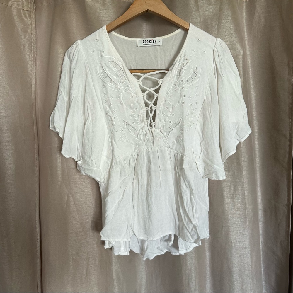 Cookies white top